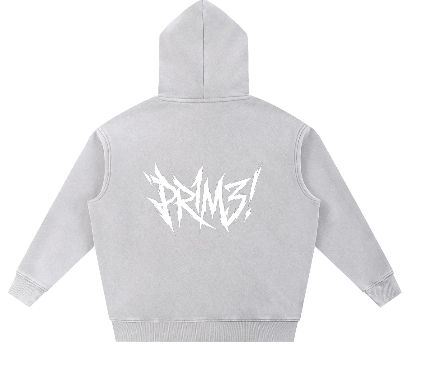 GREY PR1M3! HOODIE