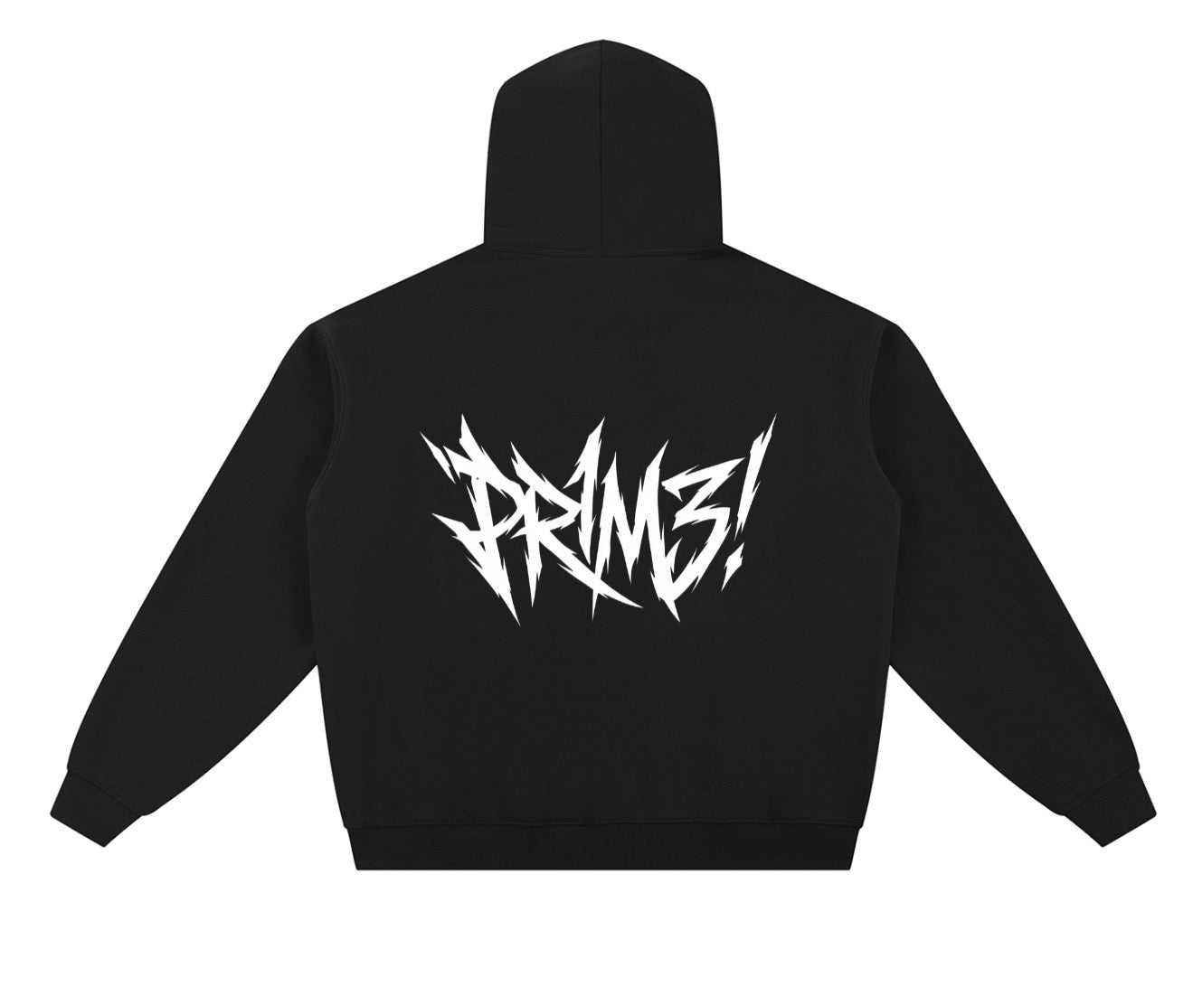 BLACK PR1M3! ZIP HOODIE