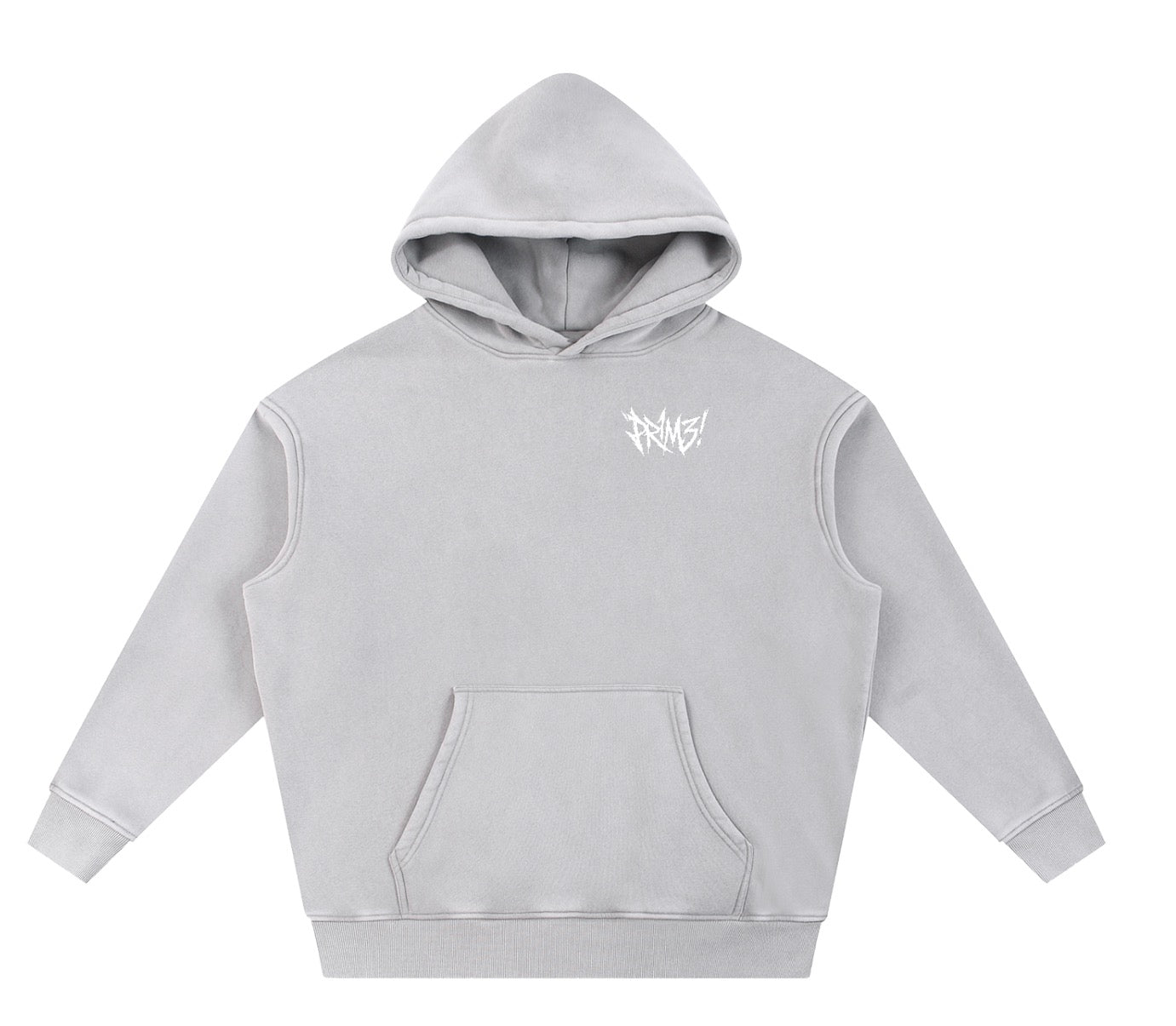 GREY PR1M3! HOODIE