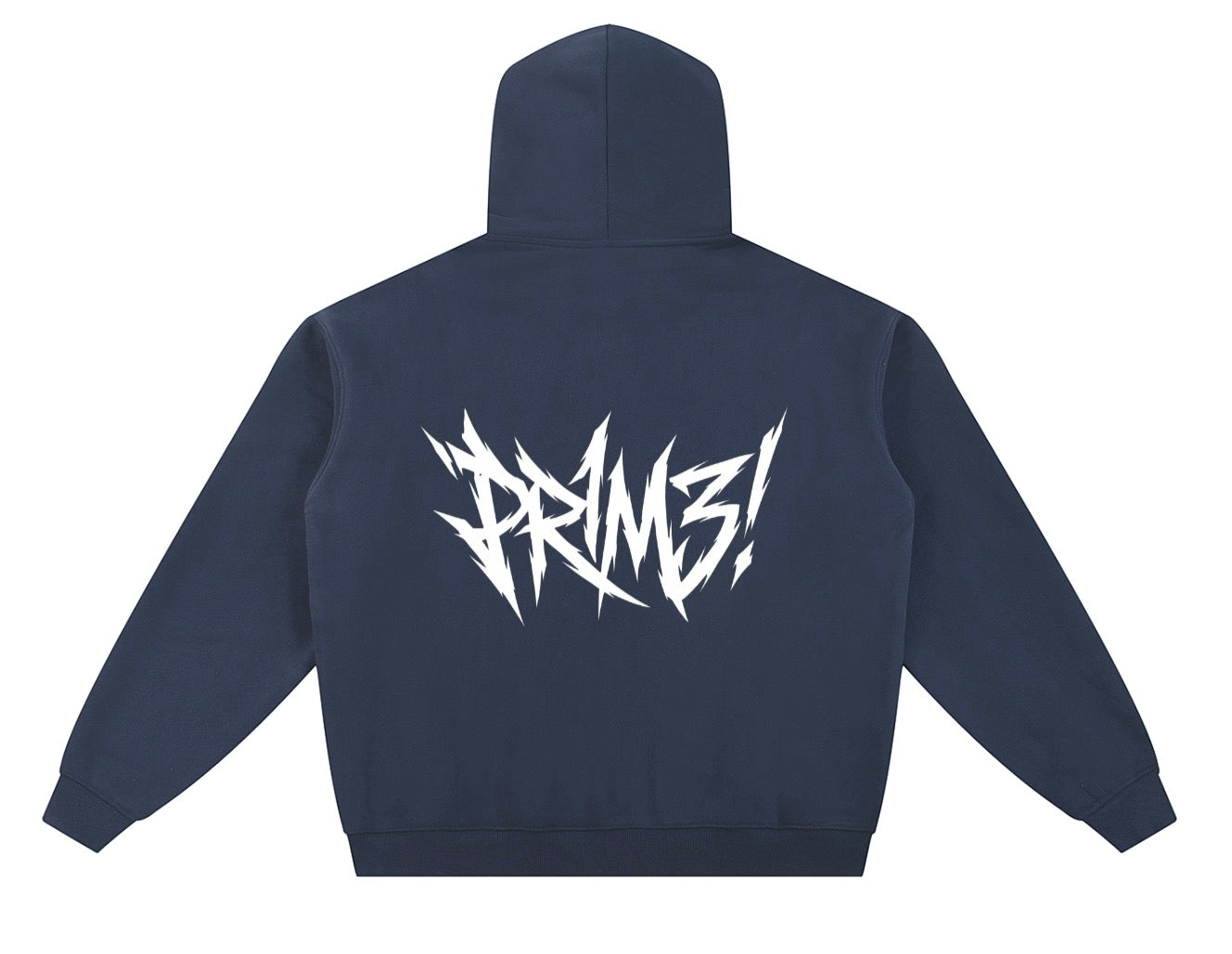 NAVY BLUE PR1M3! ZIP HOODIE